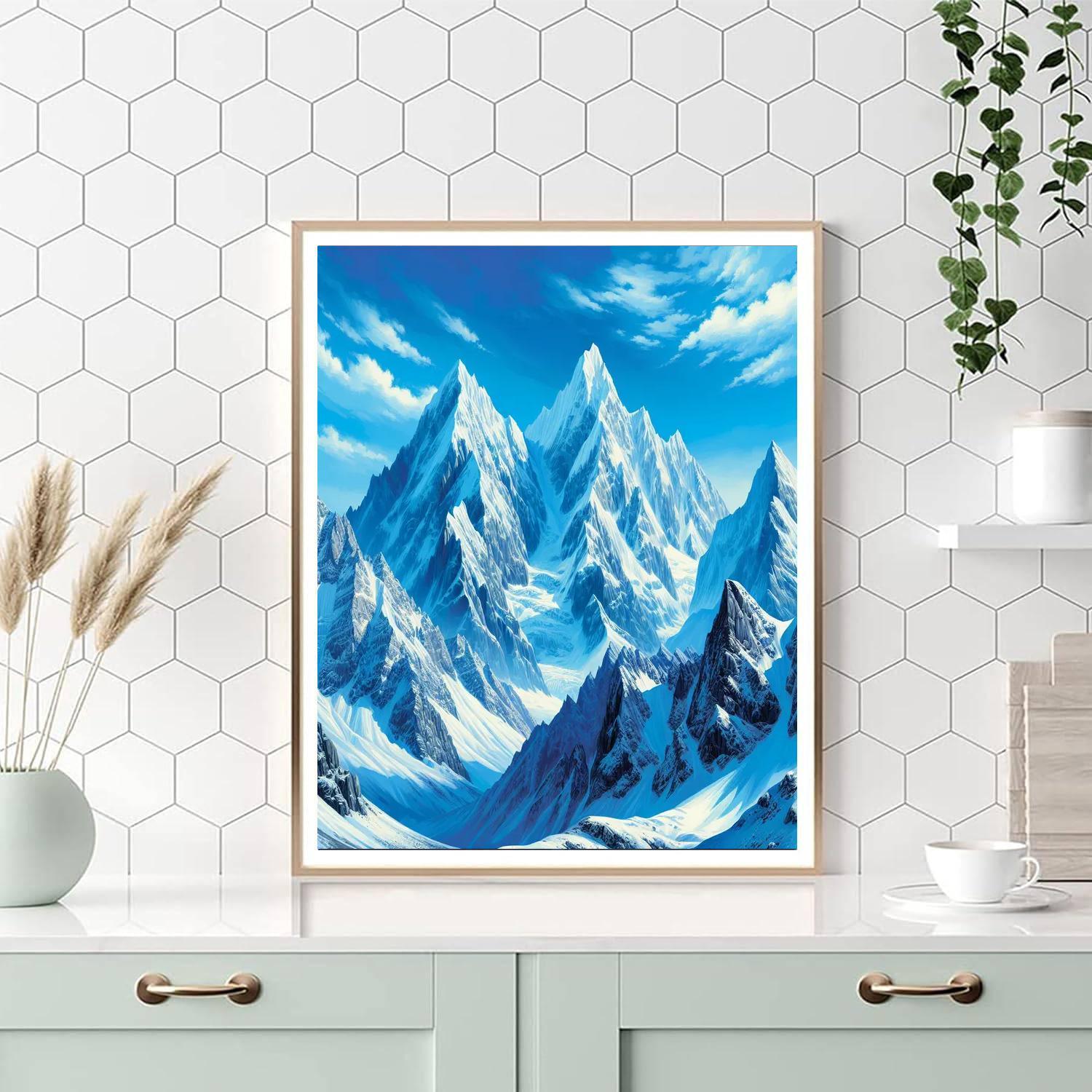 Astonishing Alpine Views Paint By Numbers Art