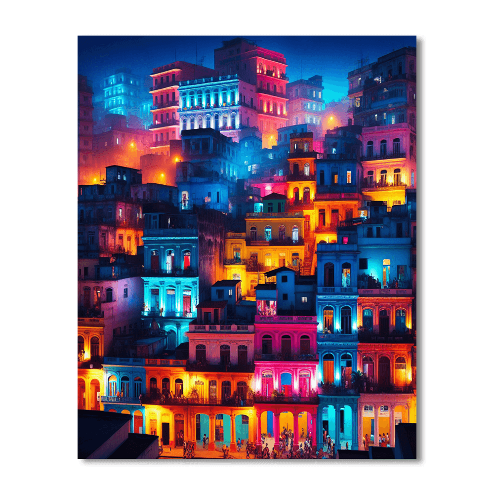 Havana Nights Number Painting