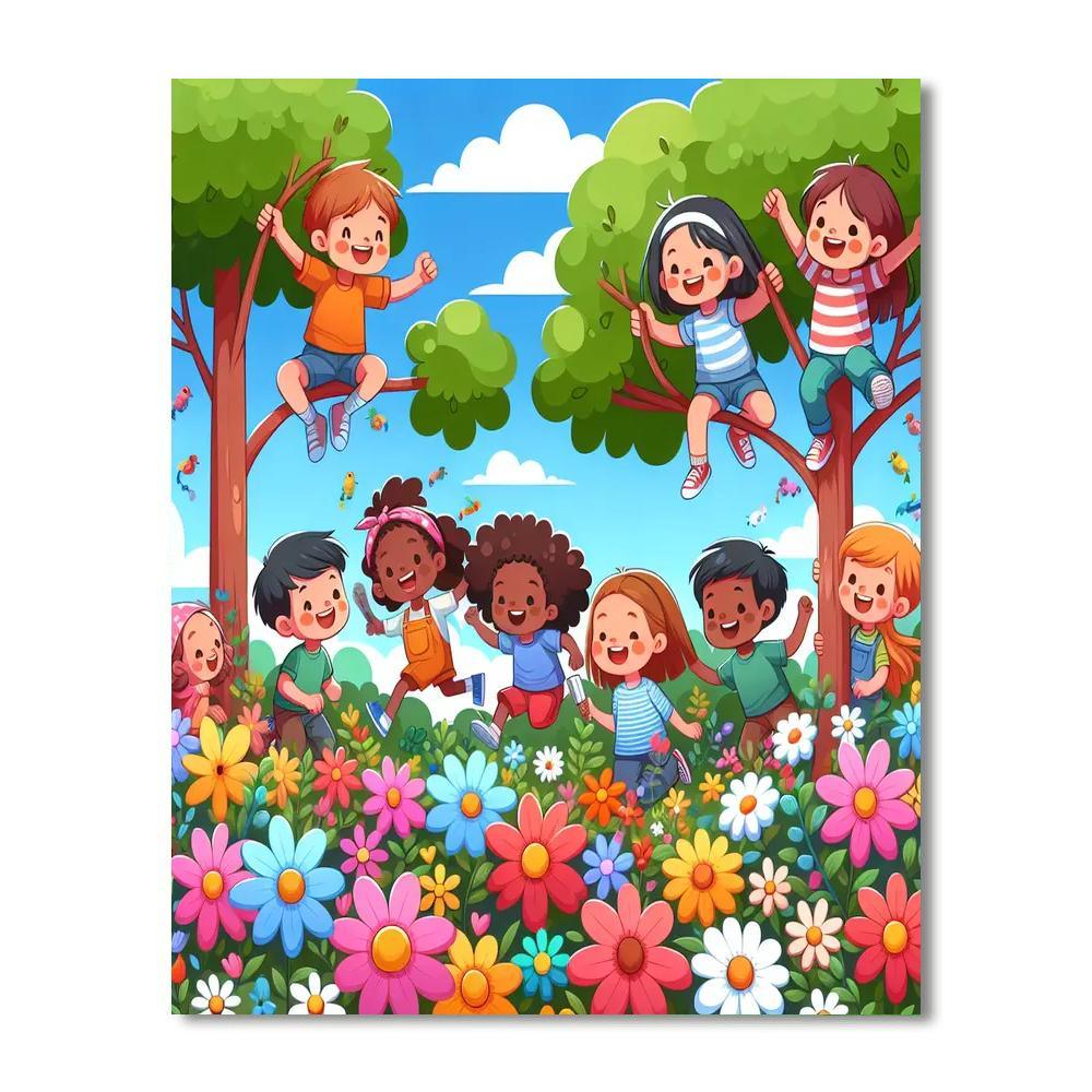 Sunny Outdoor Adventure Paint By Numbers Kits