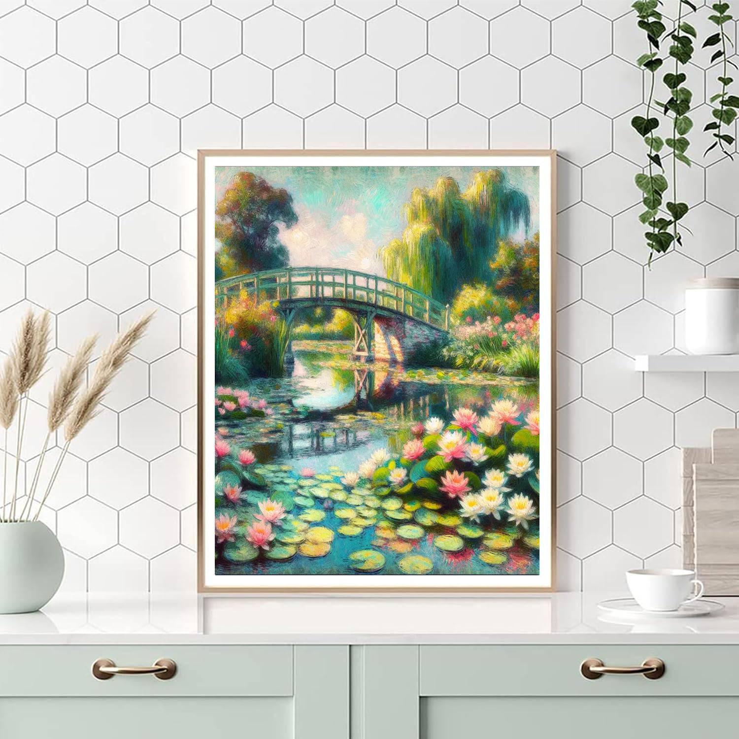 Monet's Garden Symphony DIY Paint By Numbers