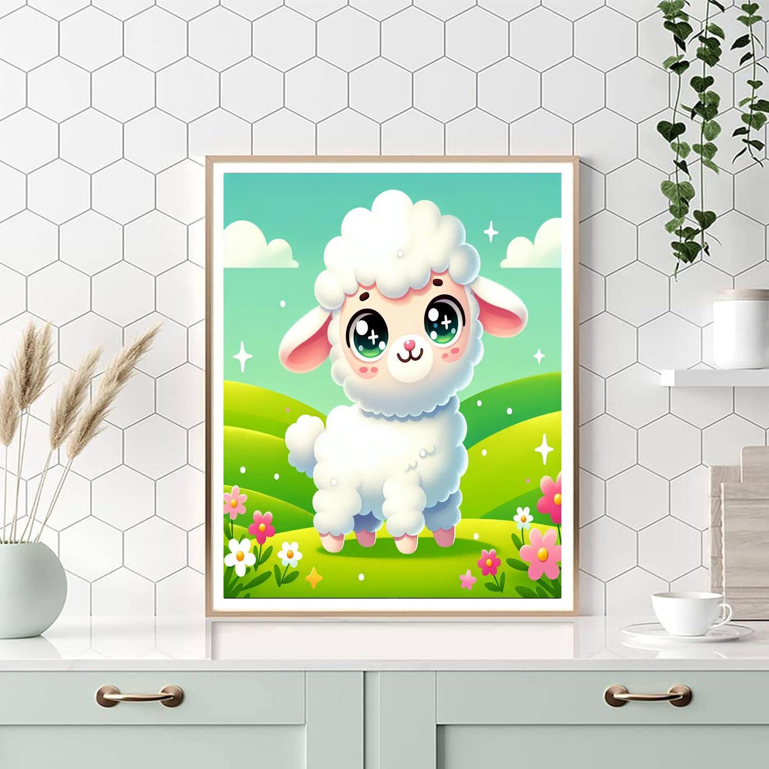 Adorable Lamb Paint By Numbers