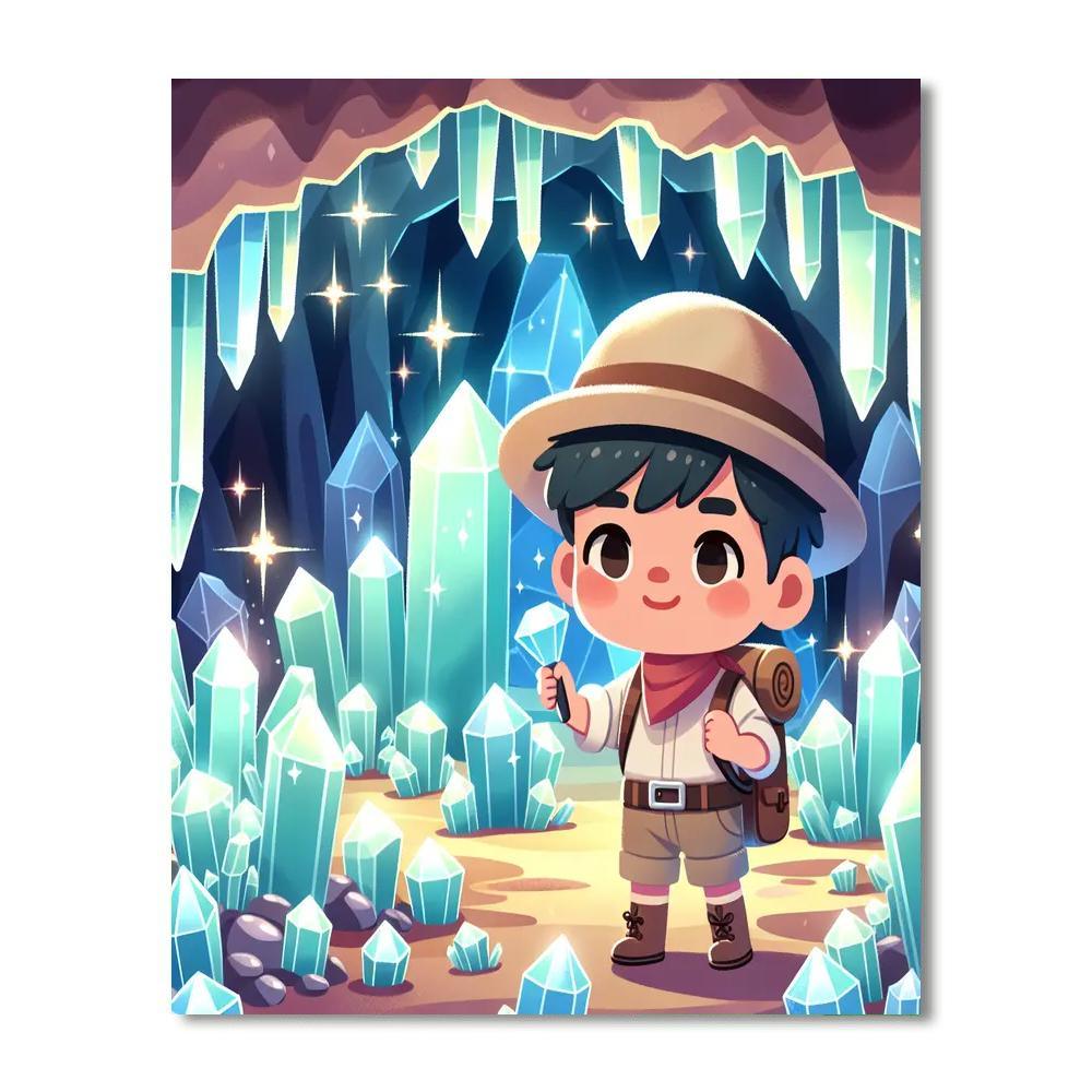 Crystal Cave Curiosities Paint By Color