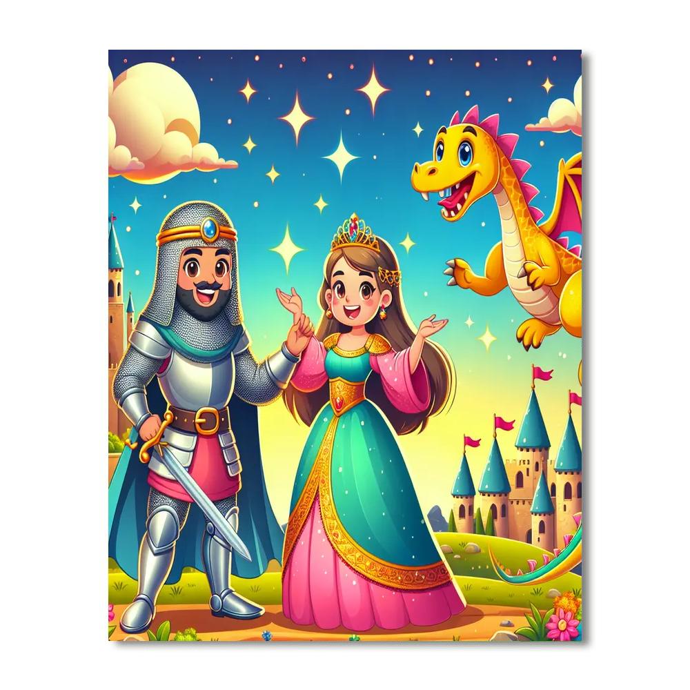 Fantasy Quest Adventure Paint By Numbers Art