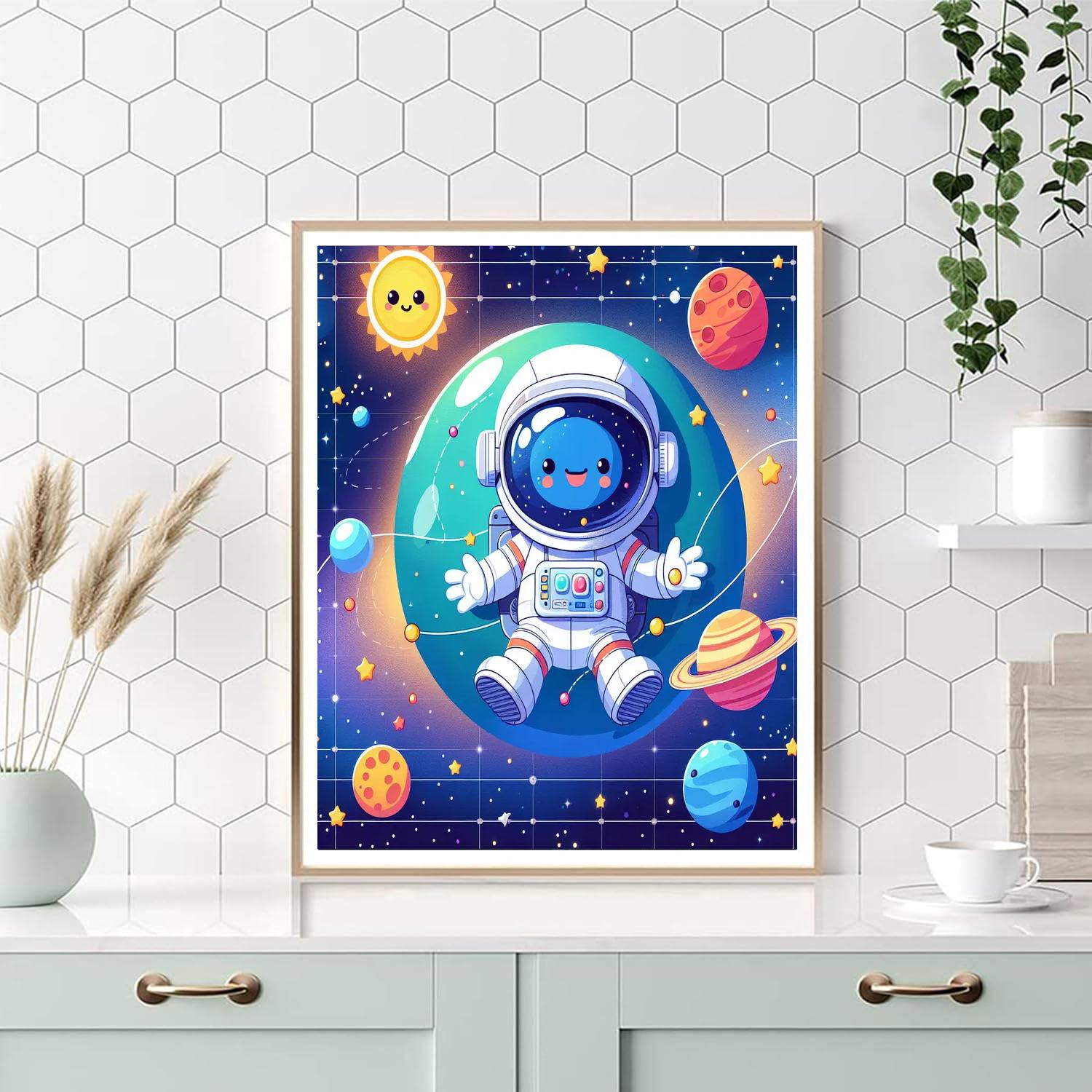 Space Explorer's Chronicle Painting By Numbers Kit