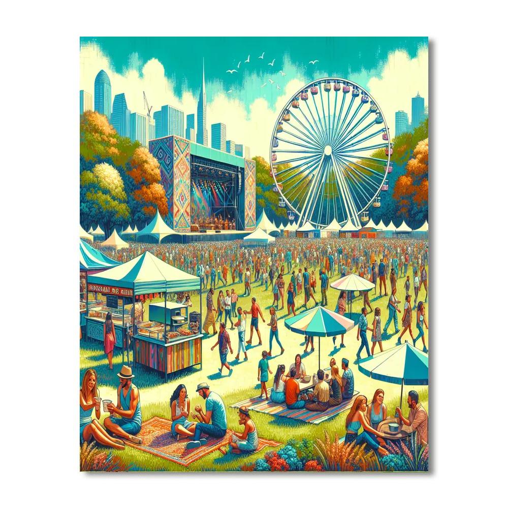 St. Louis World's Fare - Usa DIY Paint By Numbers