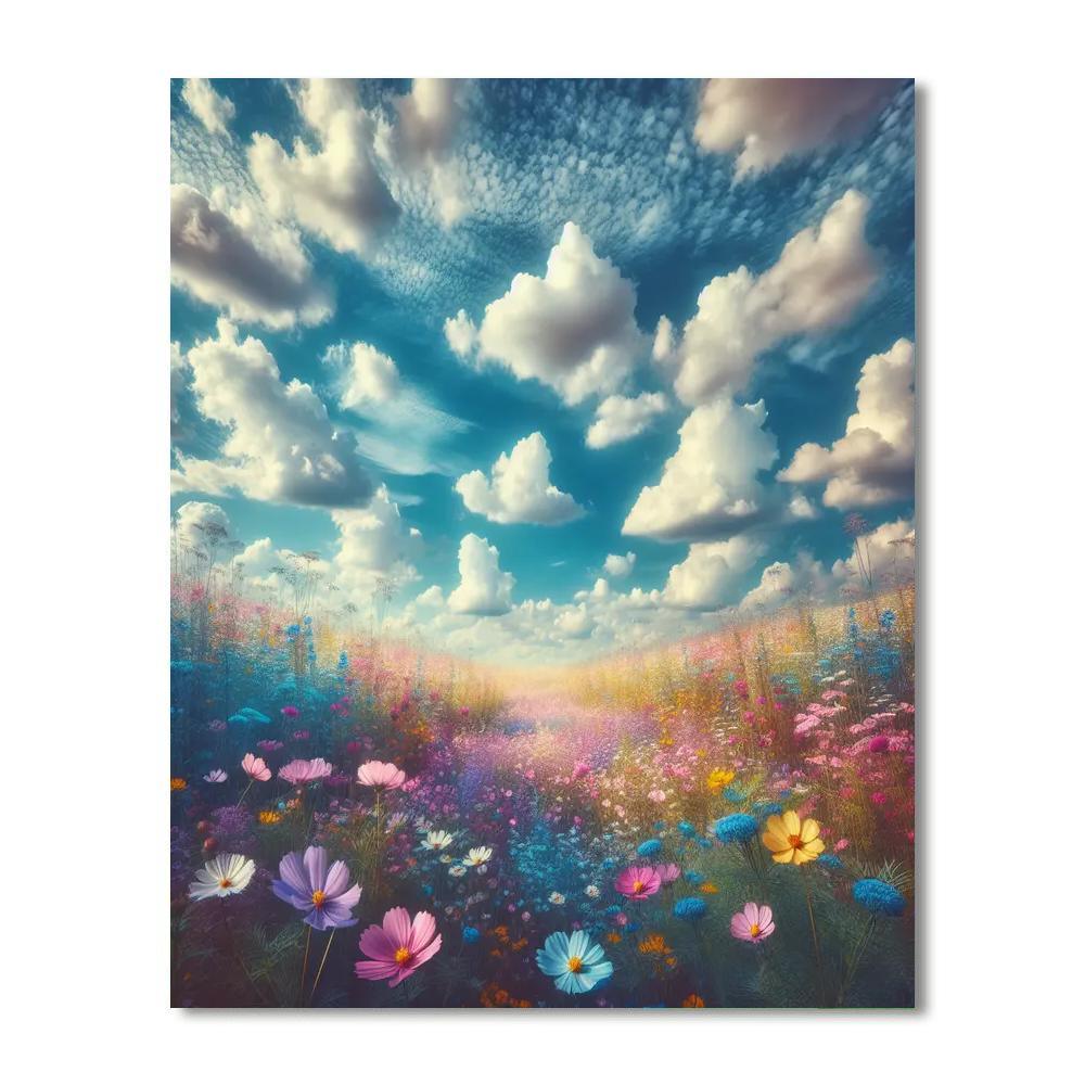 Wildflower Meadow Fantasy Paint By Numbers
