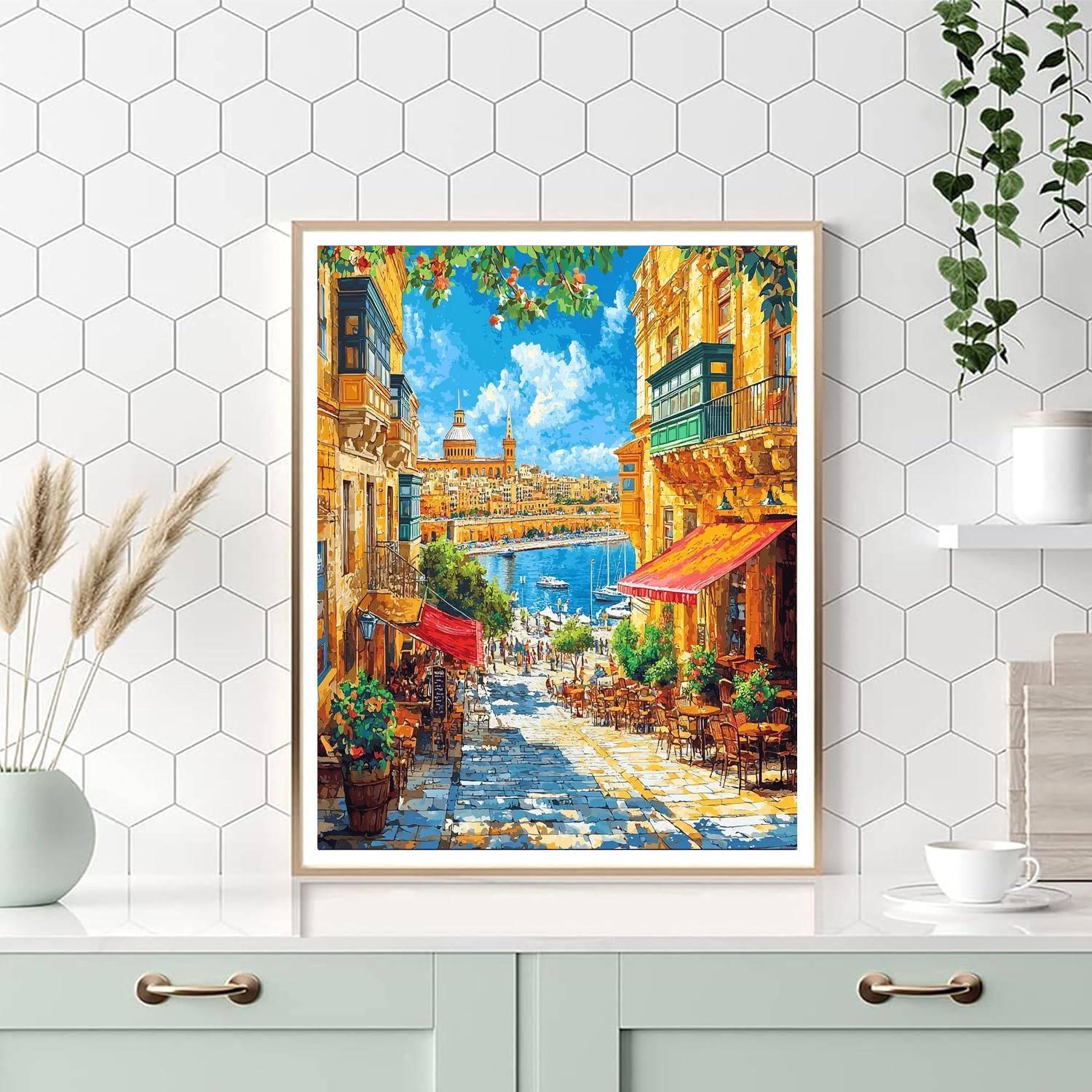 Malta - Valletta Numbered Painting Kits