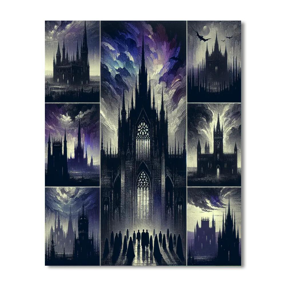 Gothic Romance Mystery Painting By Numbers Kit