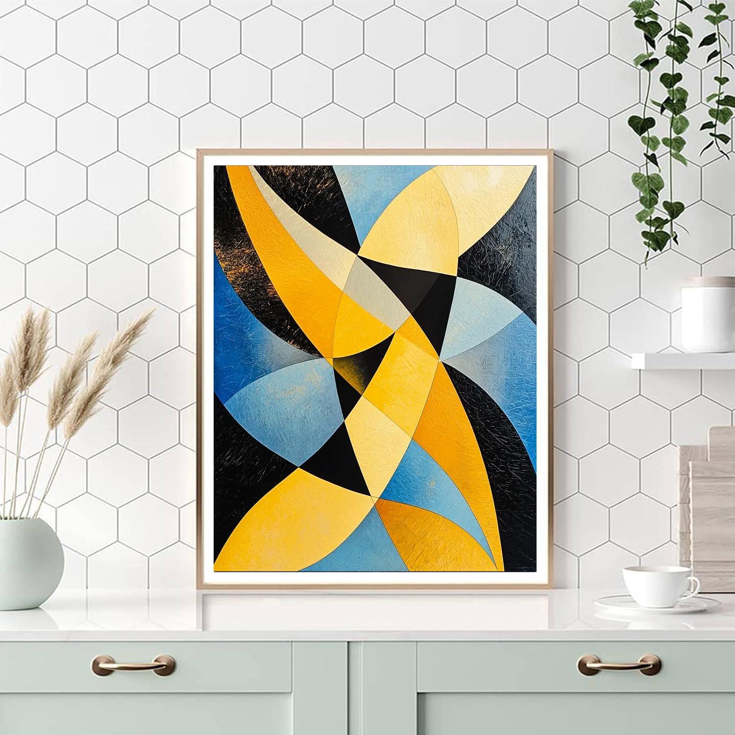 Kazimir Malevich Inspired Spectrum Of Geometries  Painting Number Kit