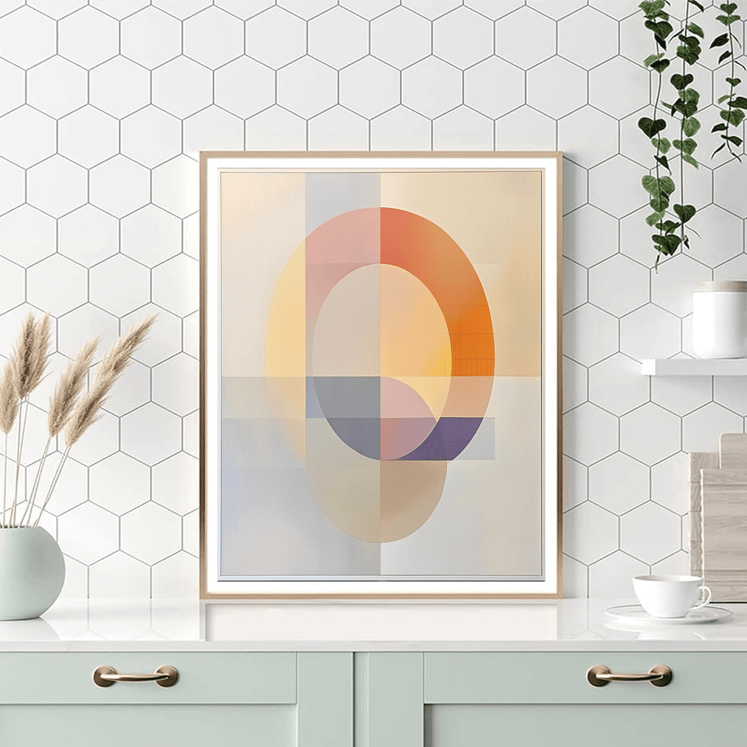 Agnes Martin Inspired Cosmic Oasis  Paint By Numbers Kits