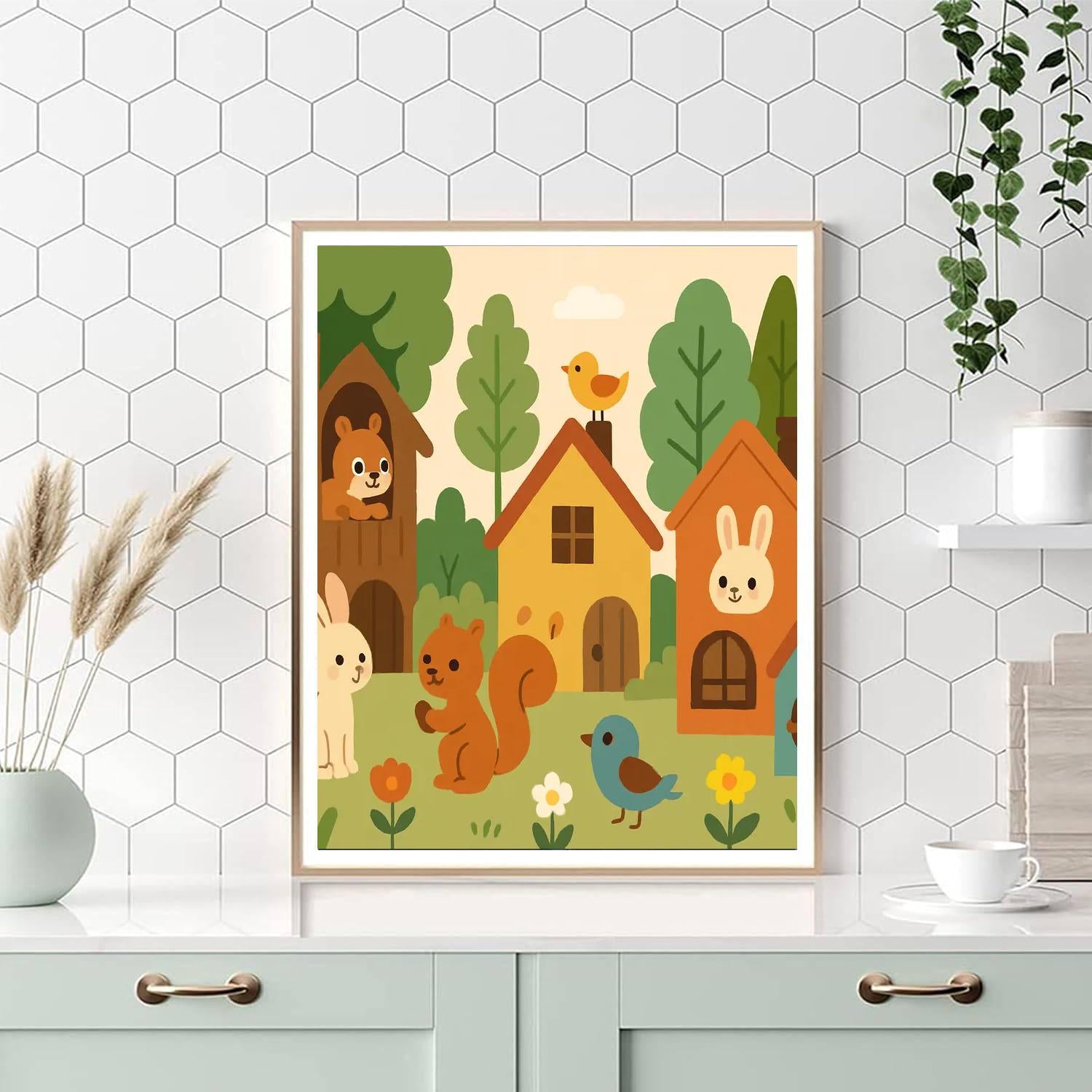 Miniature Animal Kingdom Painting By Numbers Kit