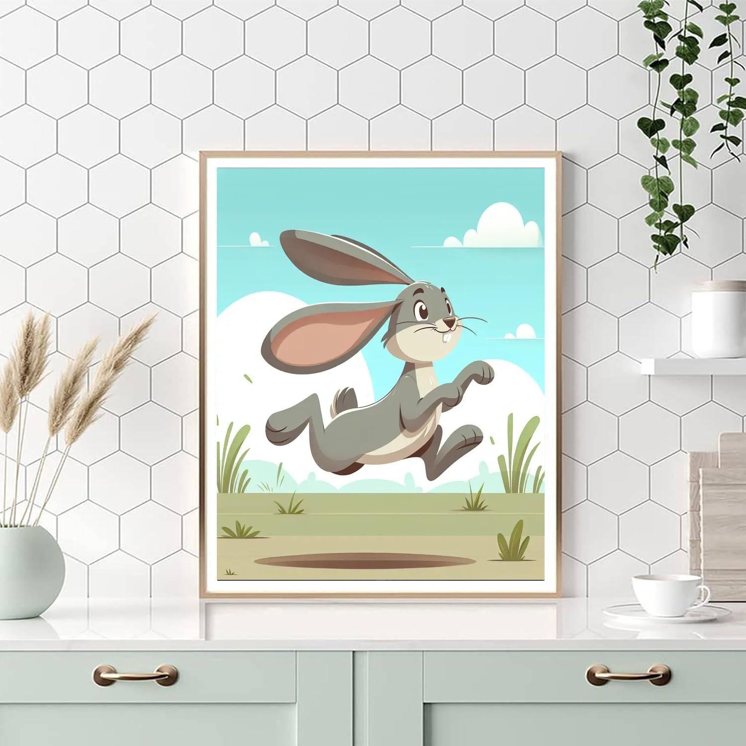 Hopping Hare Harmony Paint By Color