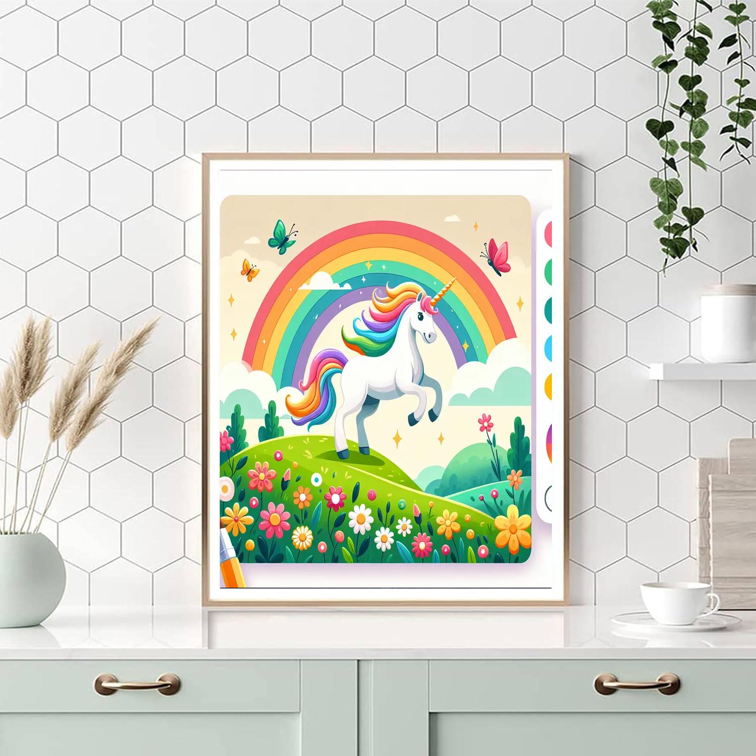 Magic Unicorn Journey Paint By Number