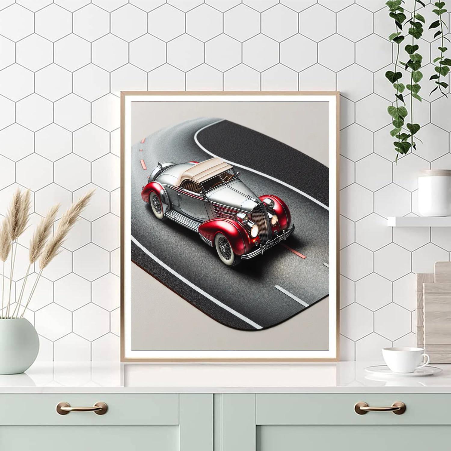 Classic Car Enthusiast's Dream DIY Paint By Numbers