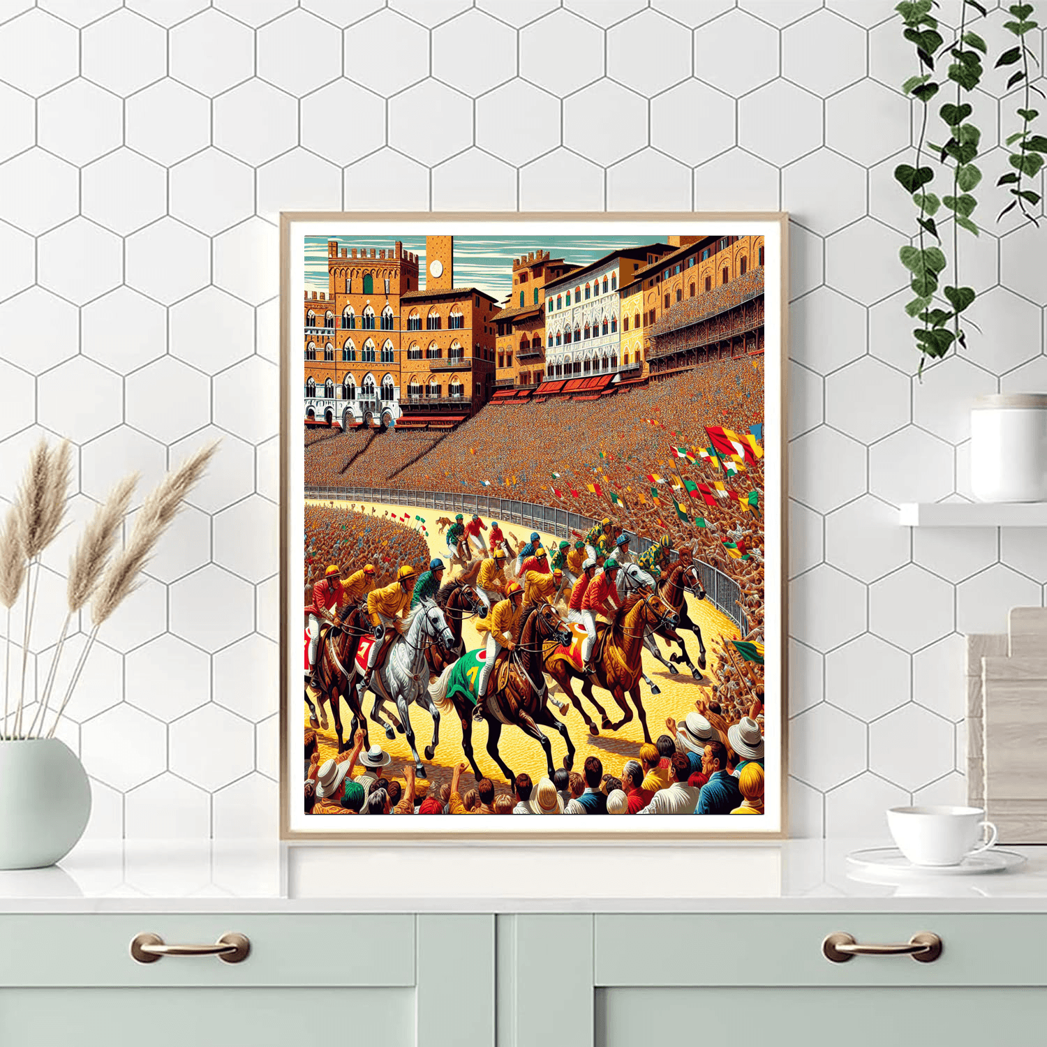 The Palio - Italy Paint By Numbers Art