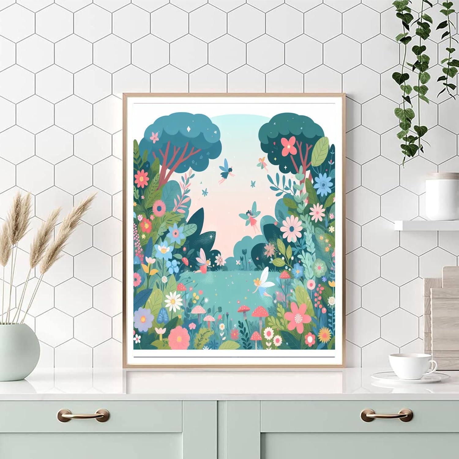 Fairy Garden Hideaway Paint By Number