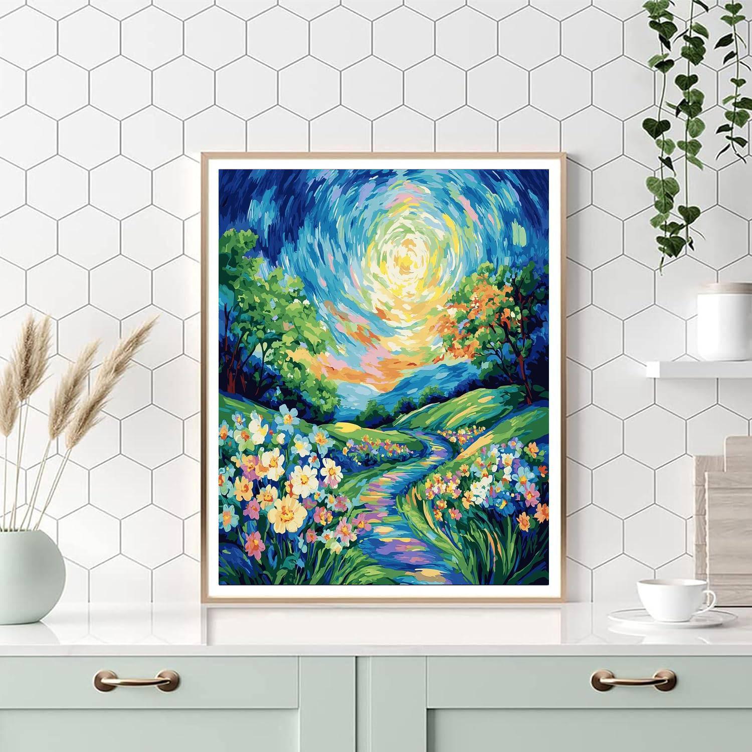 Vincent Van Gogh Inspired Nature Bliss  Paint By Number