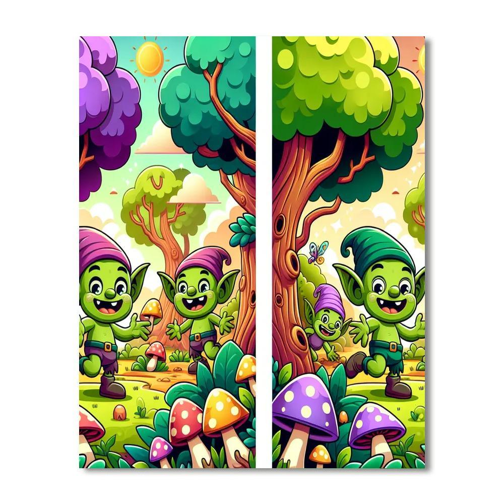 Giggle Goblins Paint By Numbers Art