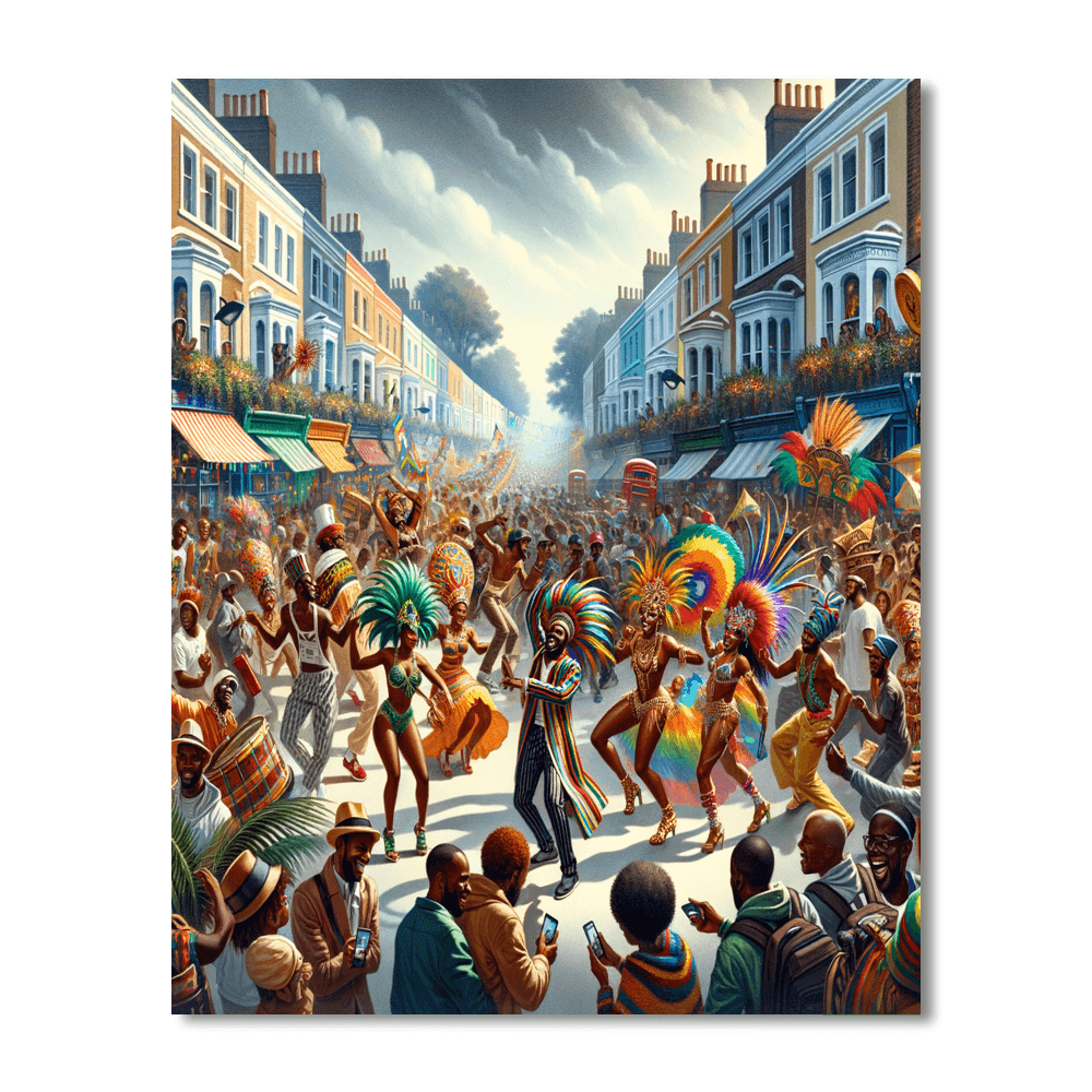 The Notting Hill Carnival Number Painting