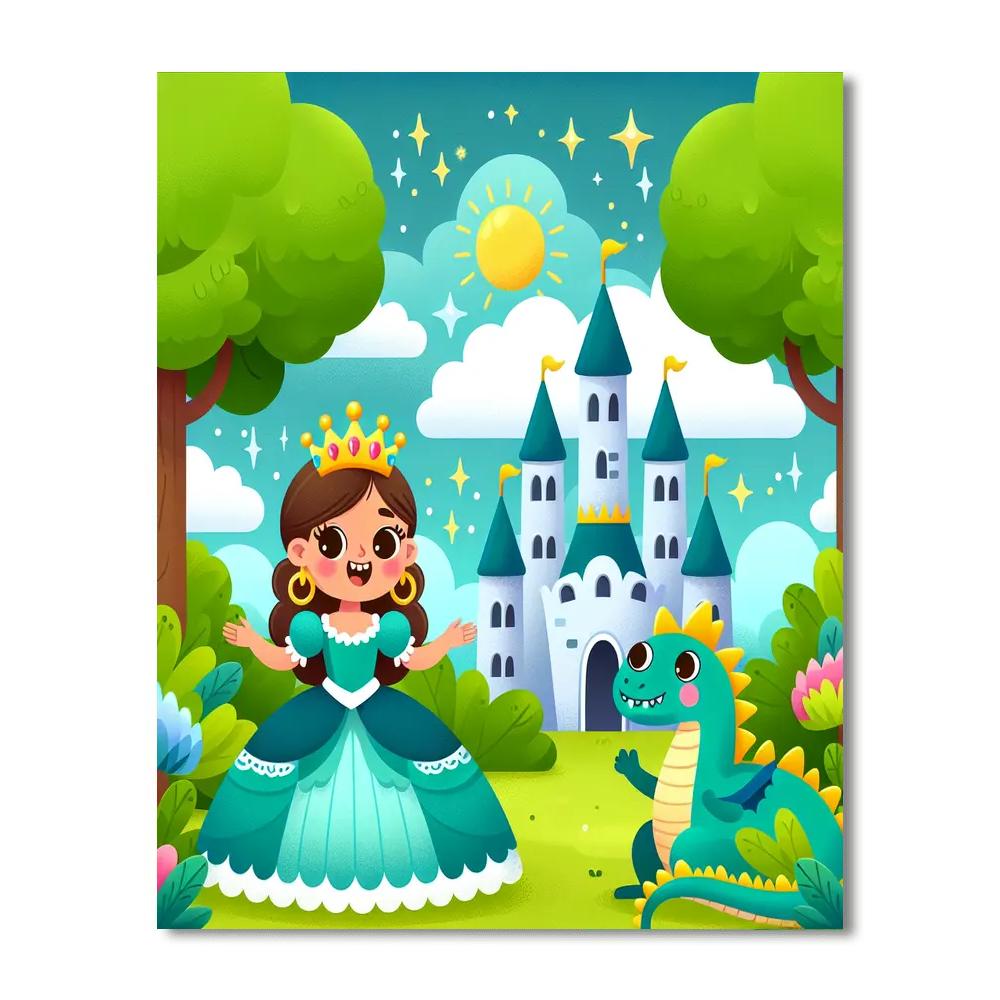 Fantastic Fairytale Adventure Painting Number Kit