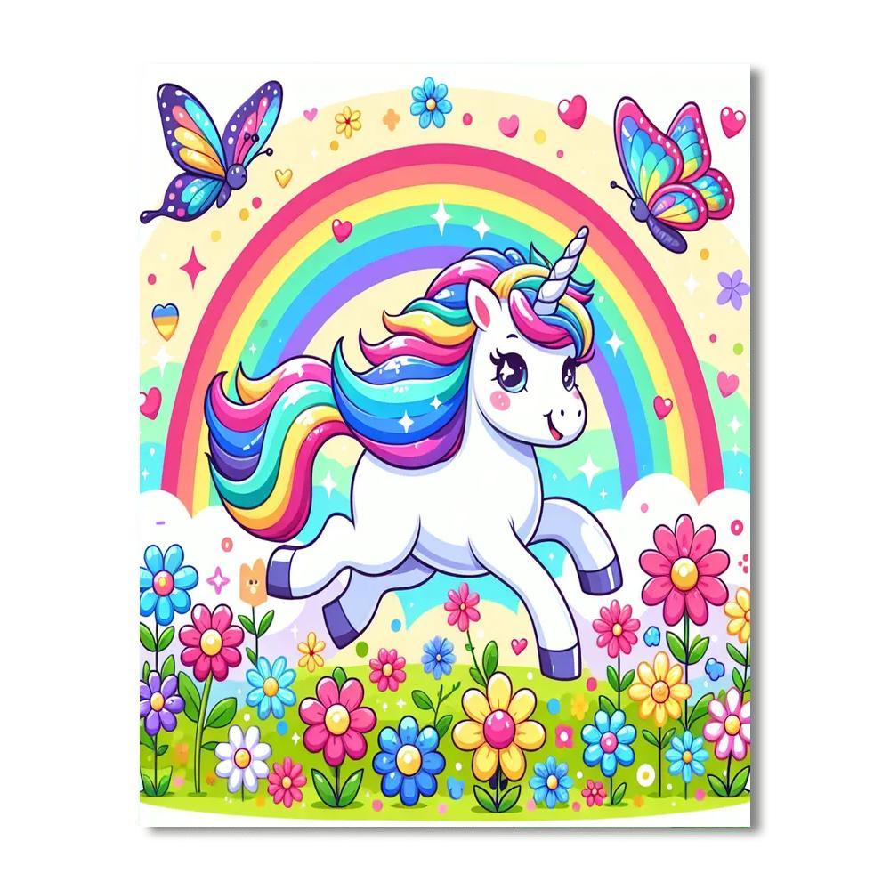Enchanted Unicorn Fantasy Numbered Painting Kits
