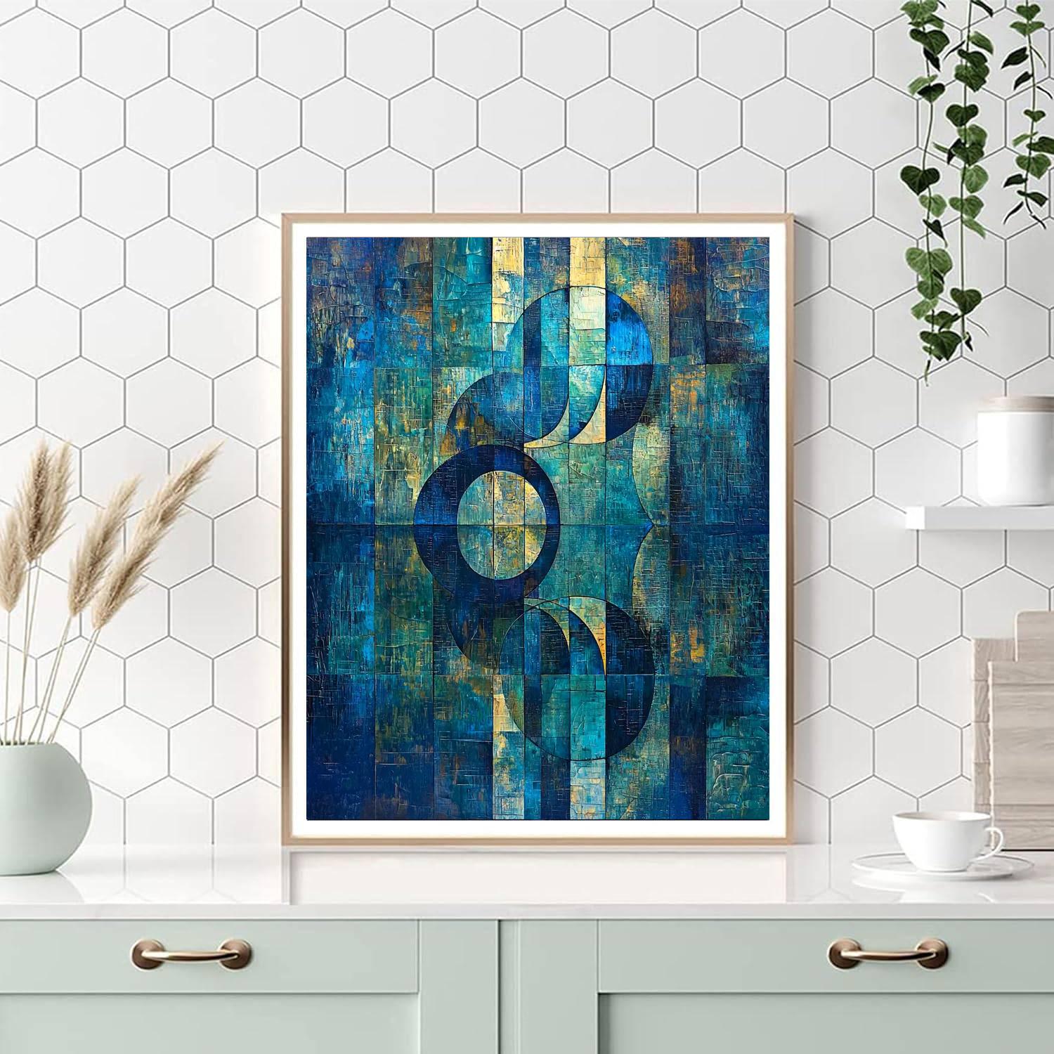 Max Ernst Inspired Reflections Of The Abyss  Paint By Numbers Kits