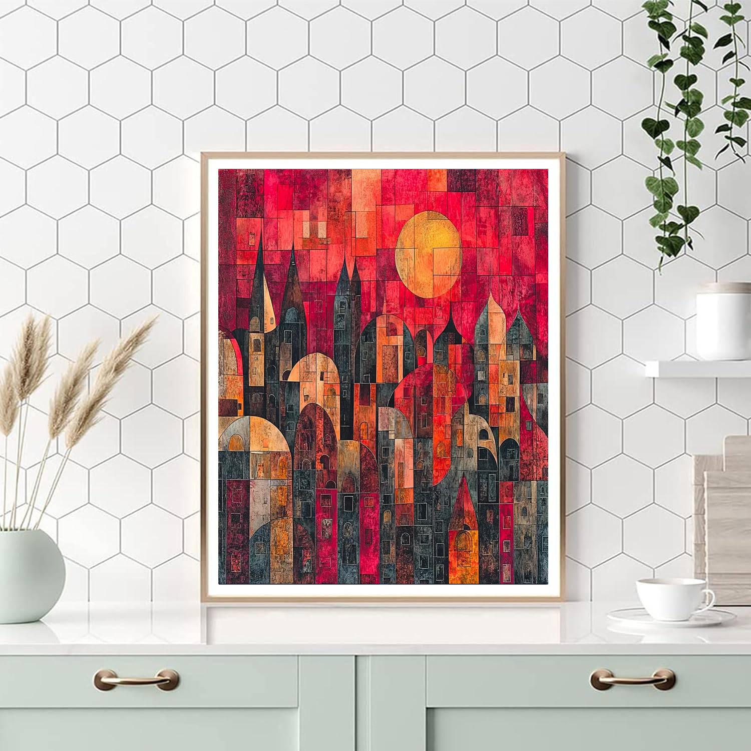 Paul Klee Inspired Patterns Of Emotion  Numbered Painting Kits