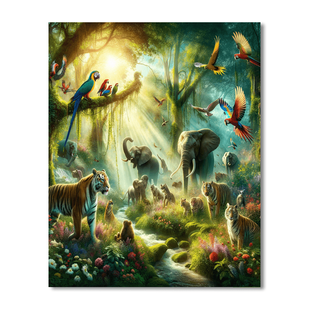 Vibrant Wildlife - DIY Painting By Numbers Kit