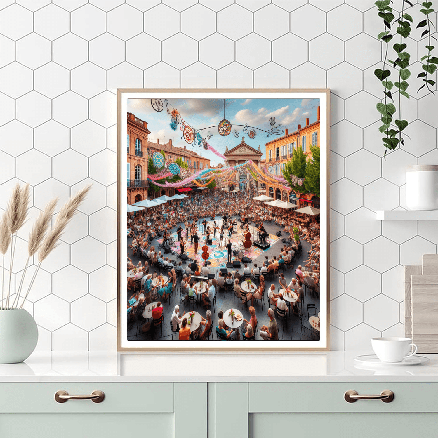 Toulouse Summer Festival - France Number Painting