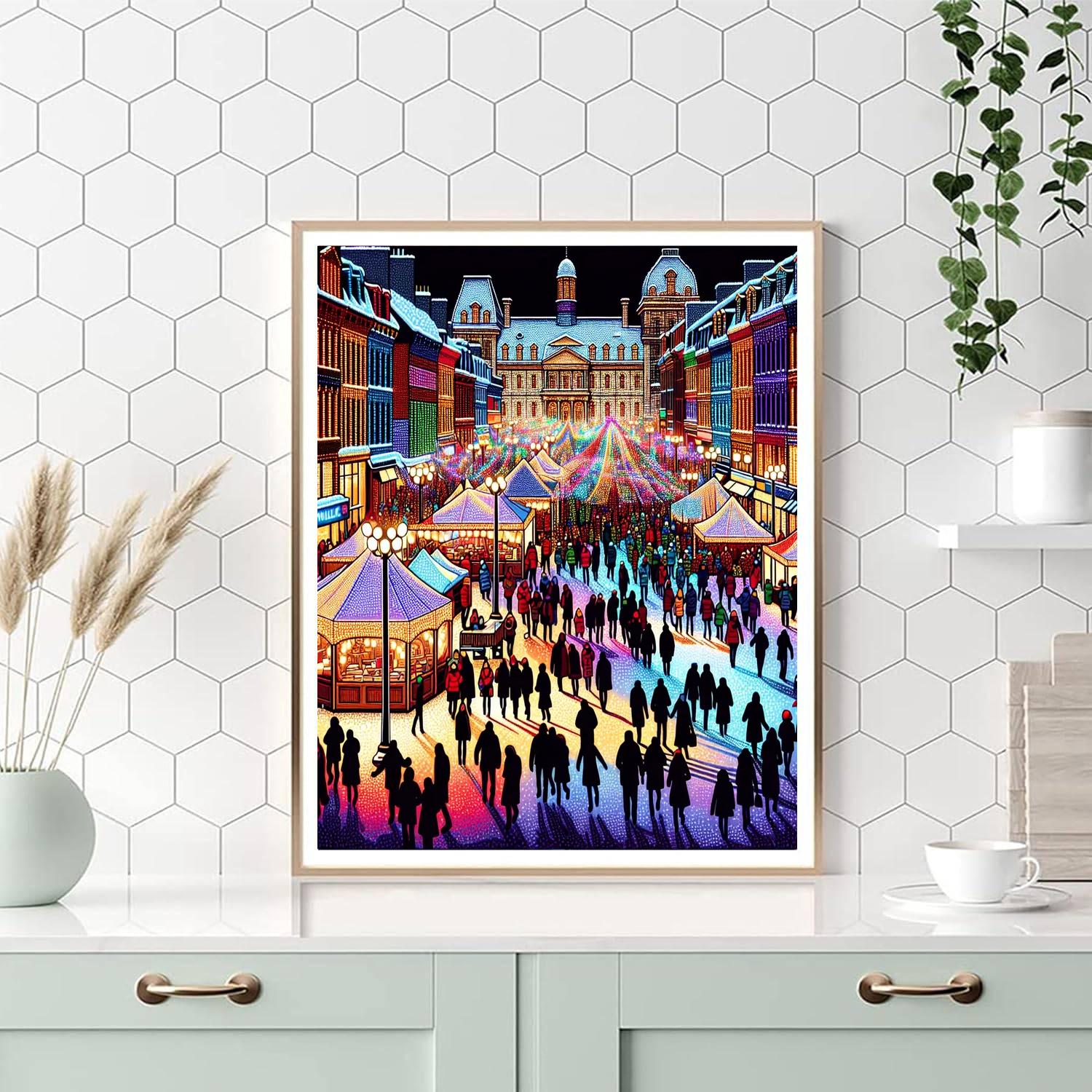 Montréal En Lumière Paint By Numbers Kits