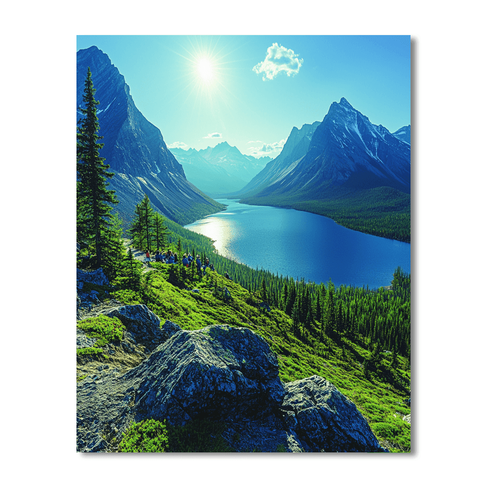 The Icefields Parkway Paint By Numbers Kits