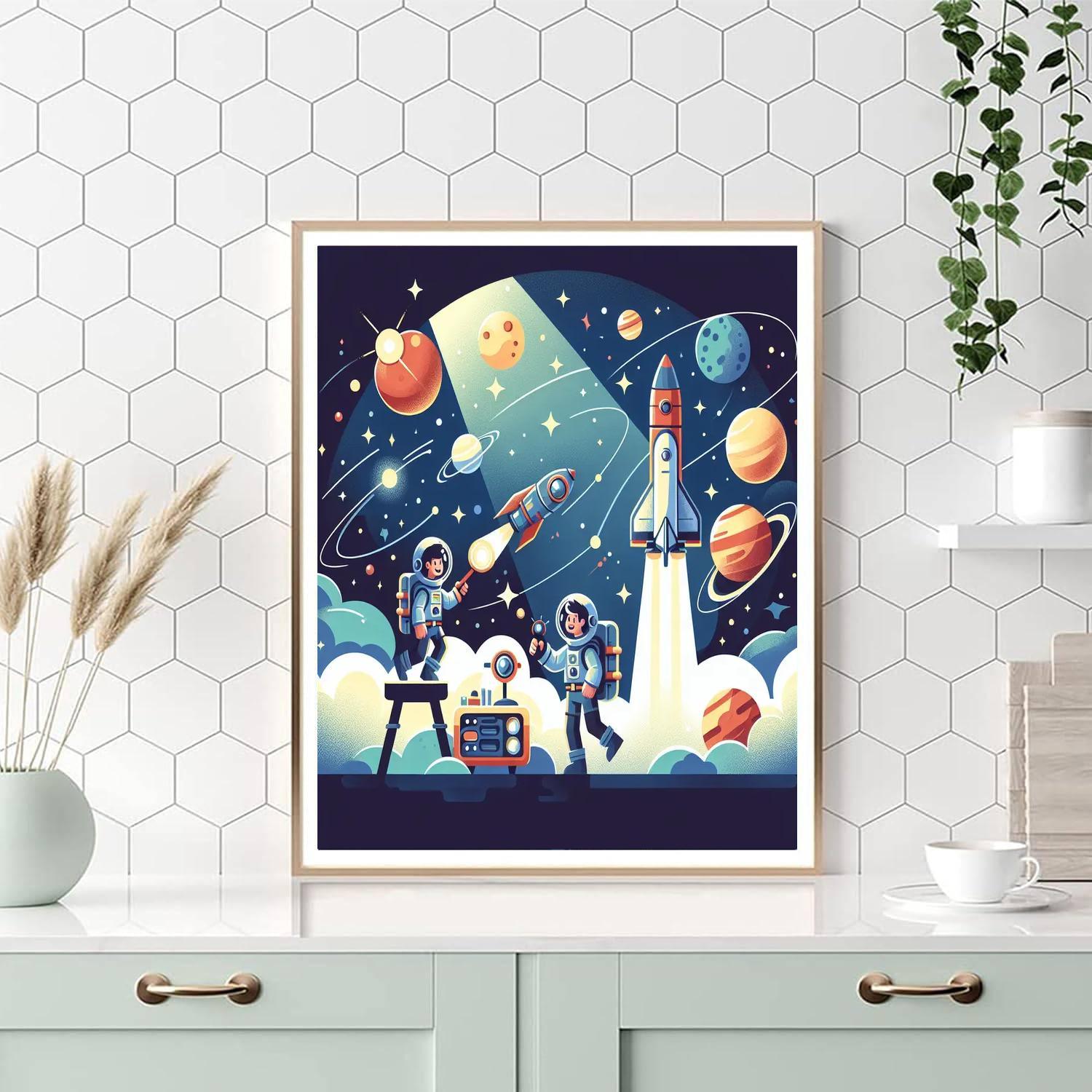 Galactic Journey Explorers Painting By Numbers Kit