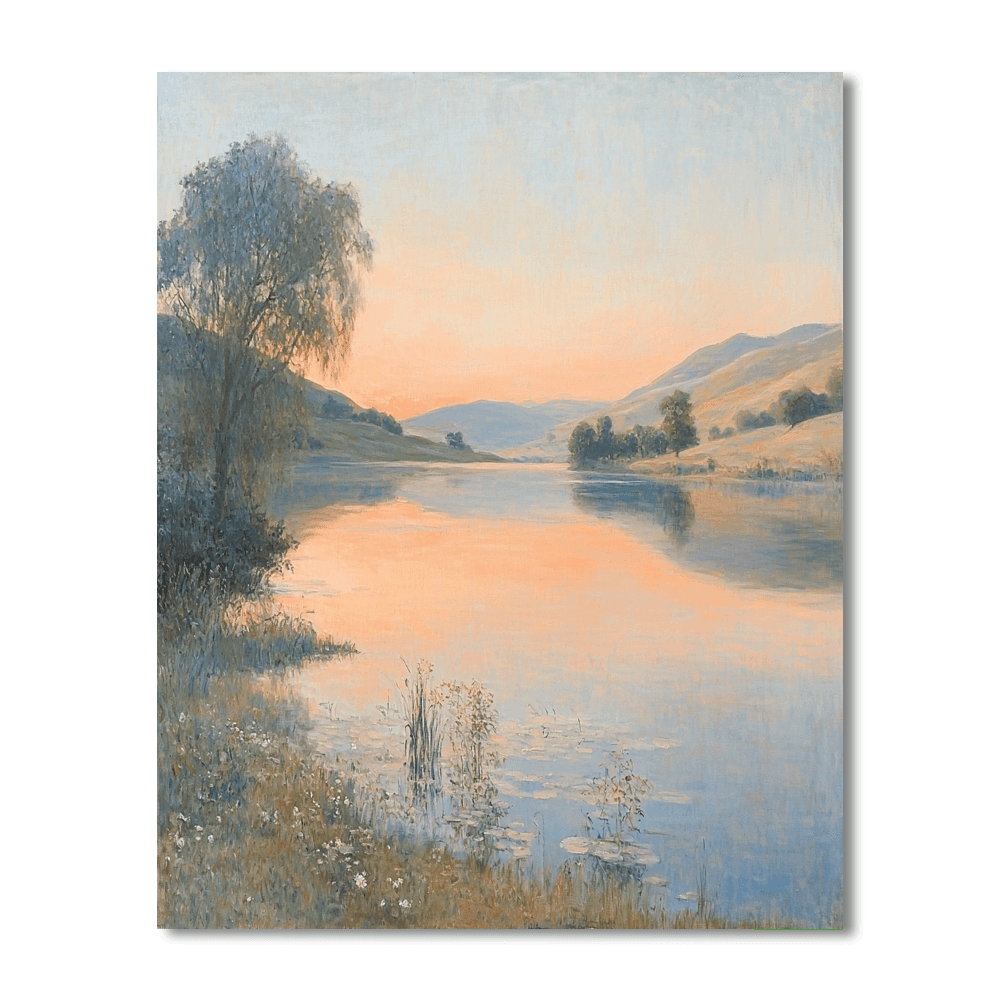 Claude Monet Inspired Quiet Reflections  Paint By Numbers Kits