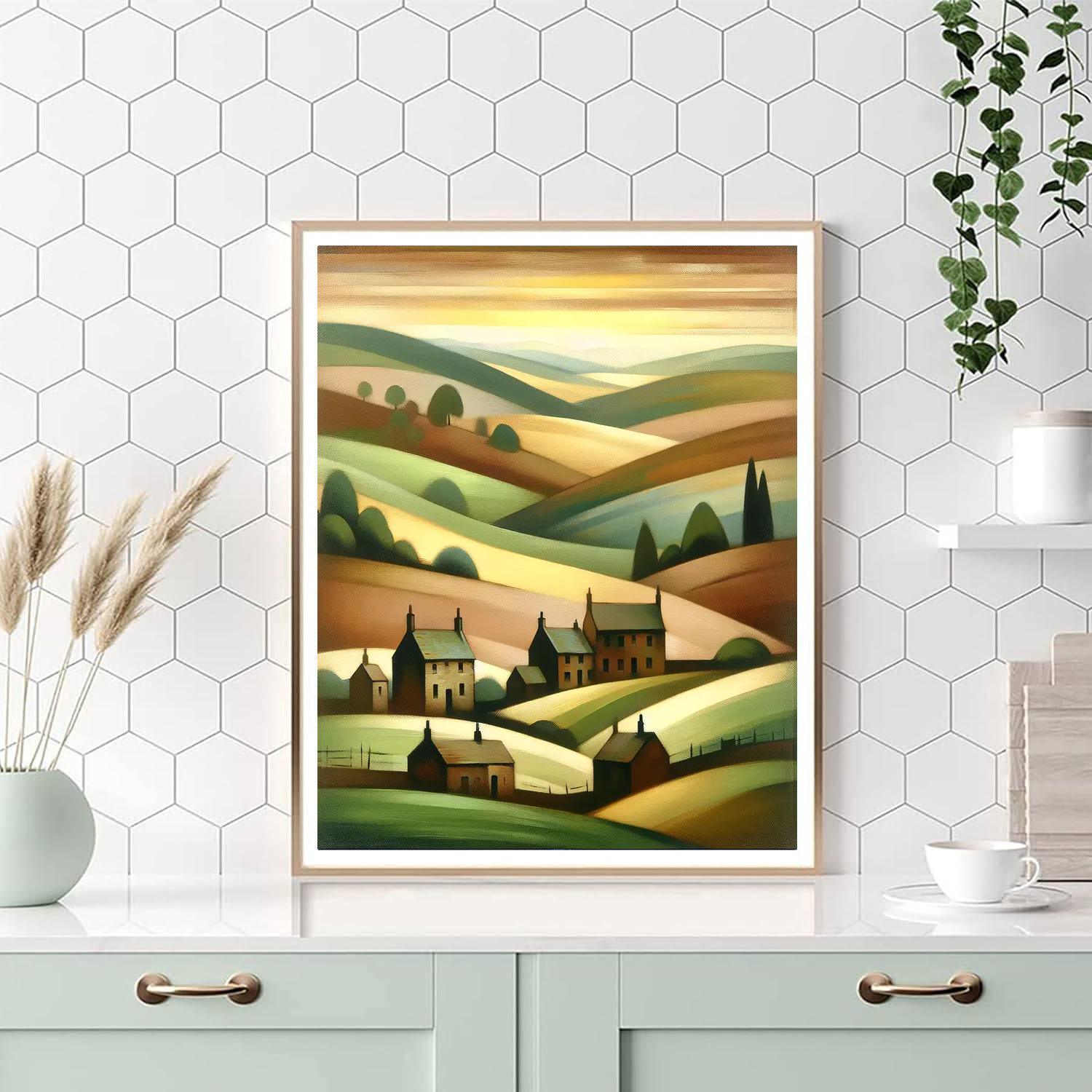 Vintage Countryside Stroll Paint By Number