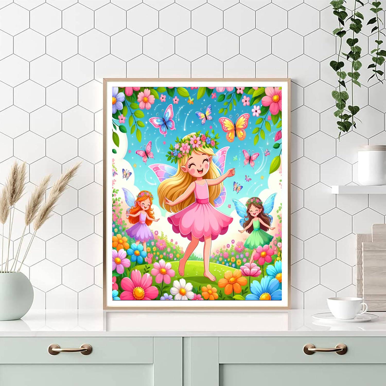 Explorers In Fairyland Number Painting