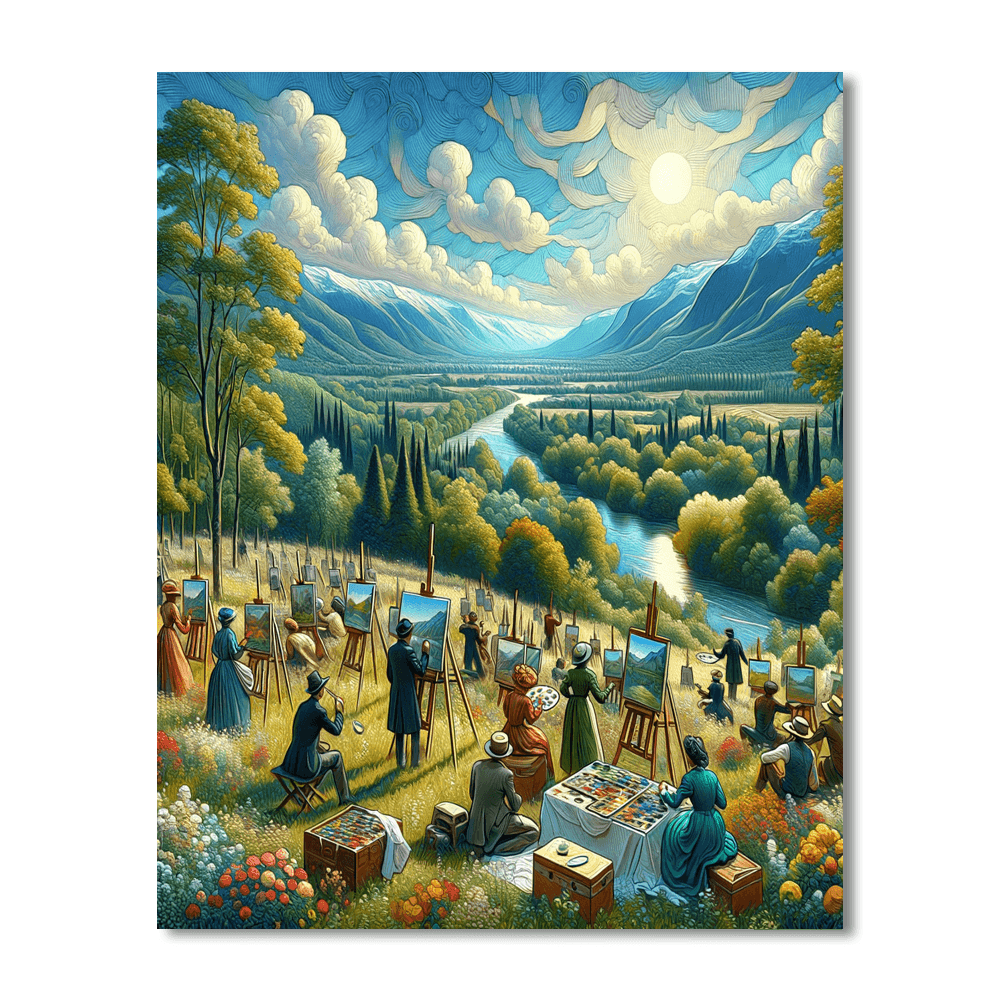 Plein Air Festival Painting By Numbers Kit