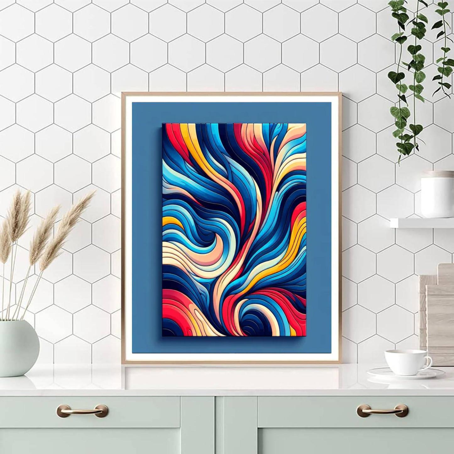 Bold Reflections Paint By Number