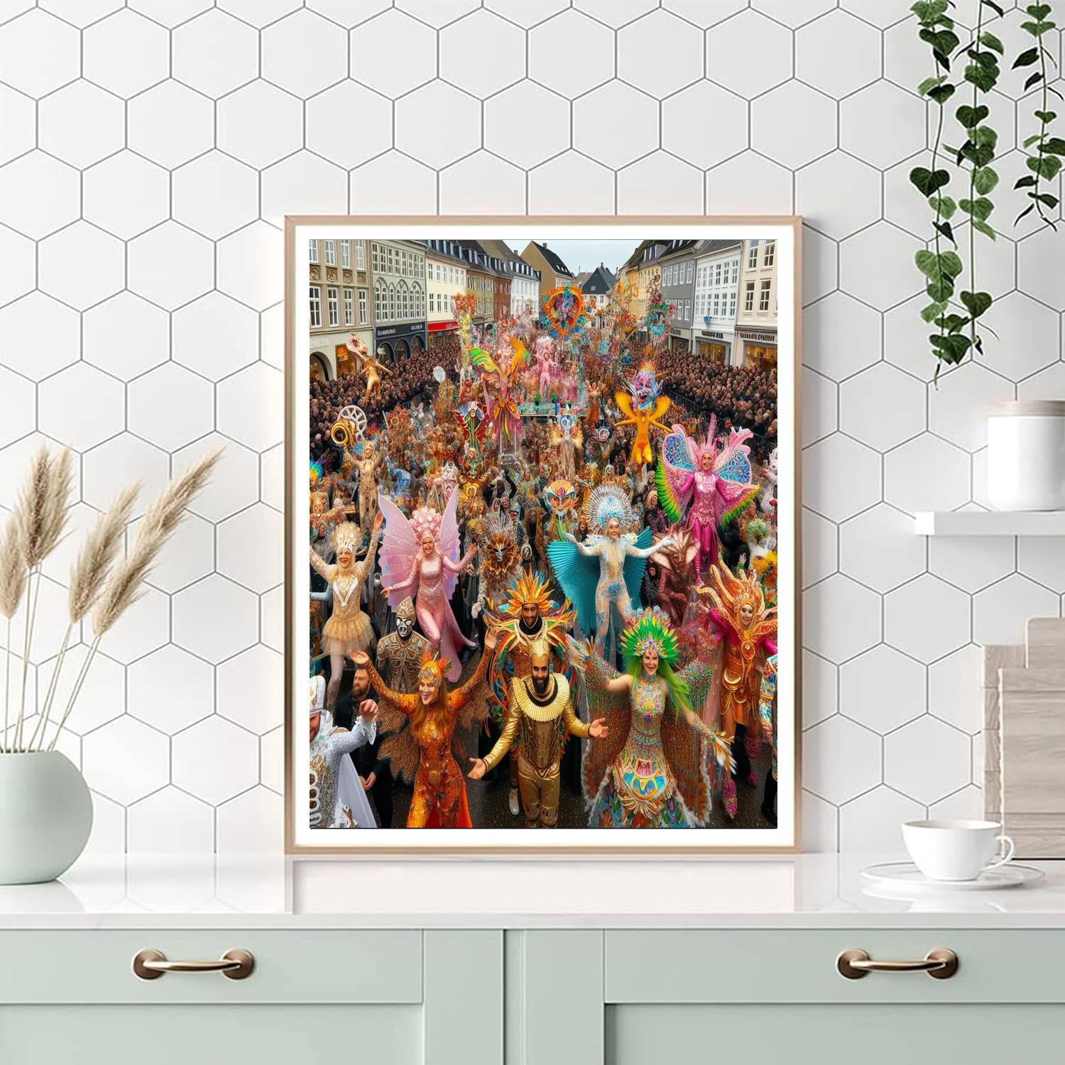 Aalborg Carnival - Aalborg Painting By Numbers Kit