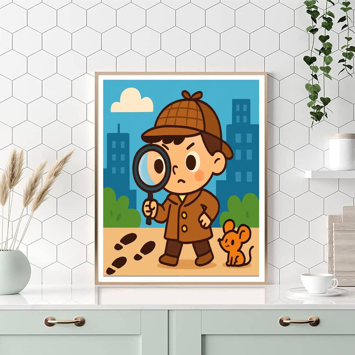 Little Detective Adventures Painting By Numbers Kit