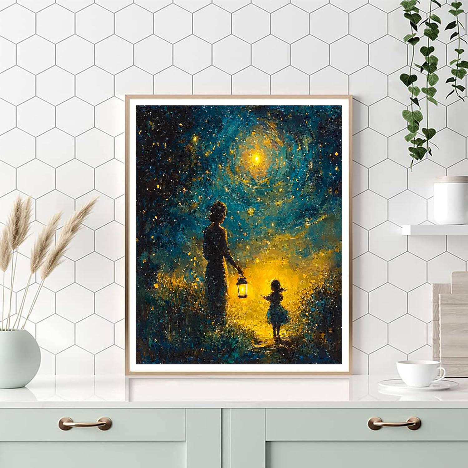 Mother’s Guiding Light Number Painting