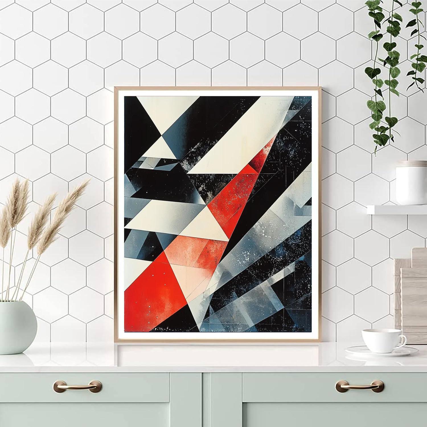 Kazimir Malevich Inspired Reflections In Form  Paint By Color