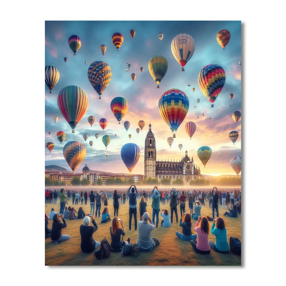 Balloon Fiesta - Mexico Painting Number Kit