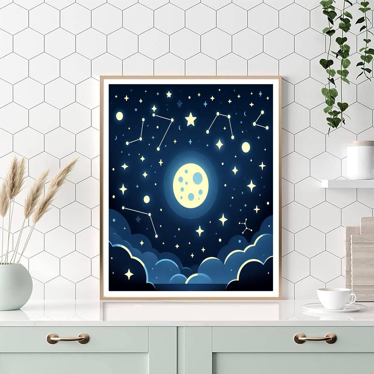 Starry Night Sky Watch Paint By Numbers Art