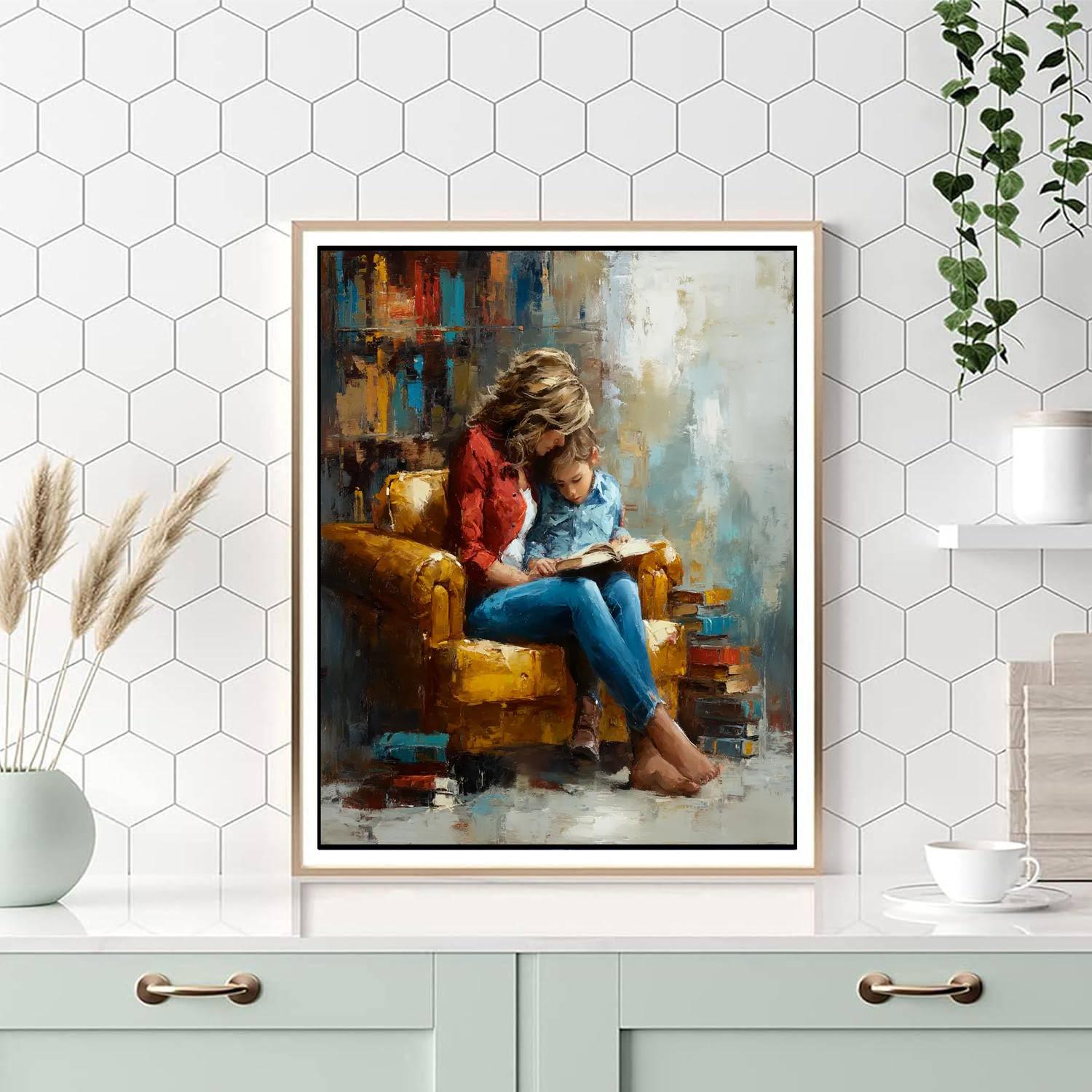 A Cozy Reading Nook Paint By Numbers Kits