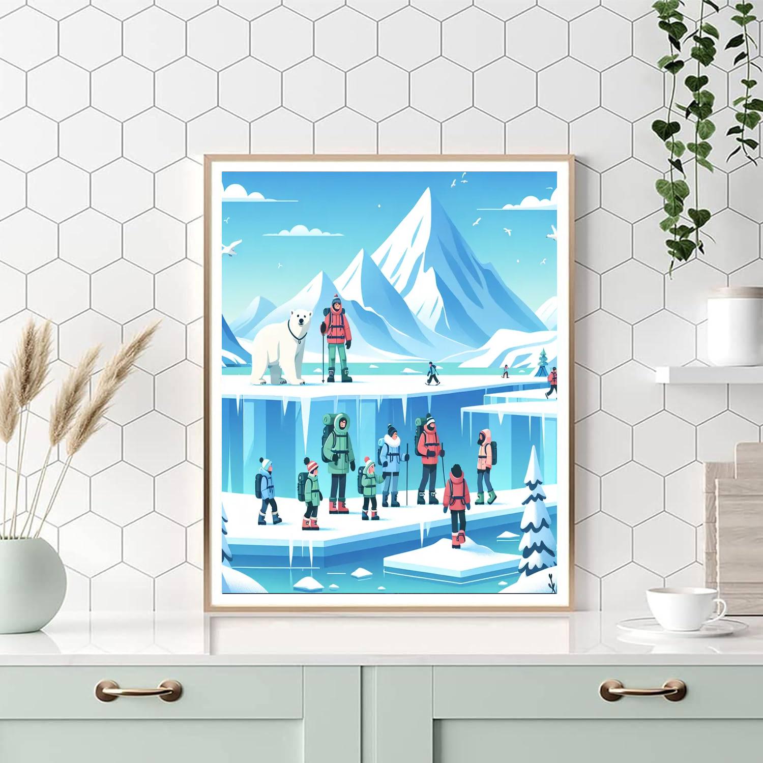 Arctic Adventure Expedition Numbered Painting Kits