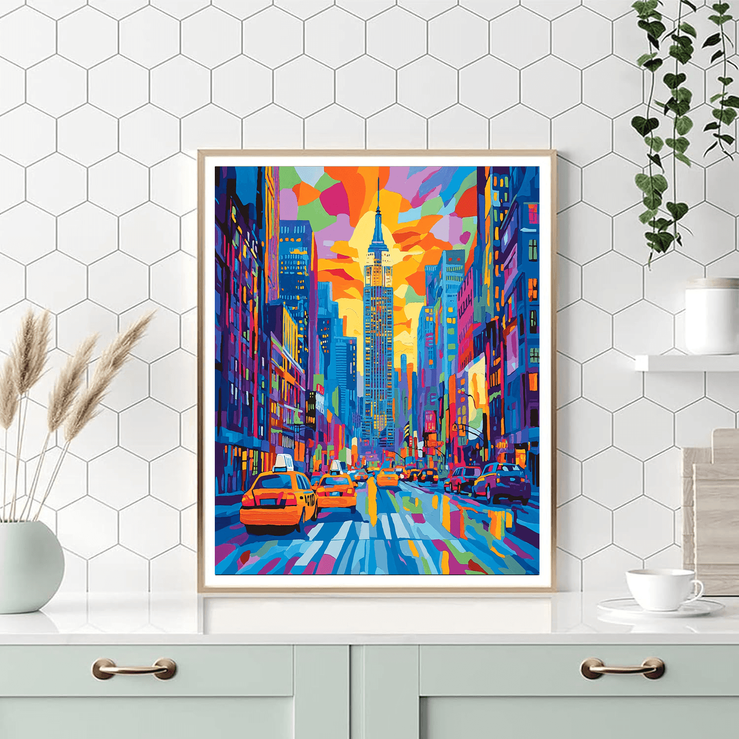 Andy Warhol Inspired Vivid Urban Life  DIY Paint By Numbers