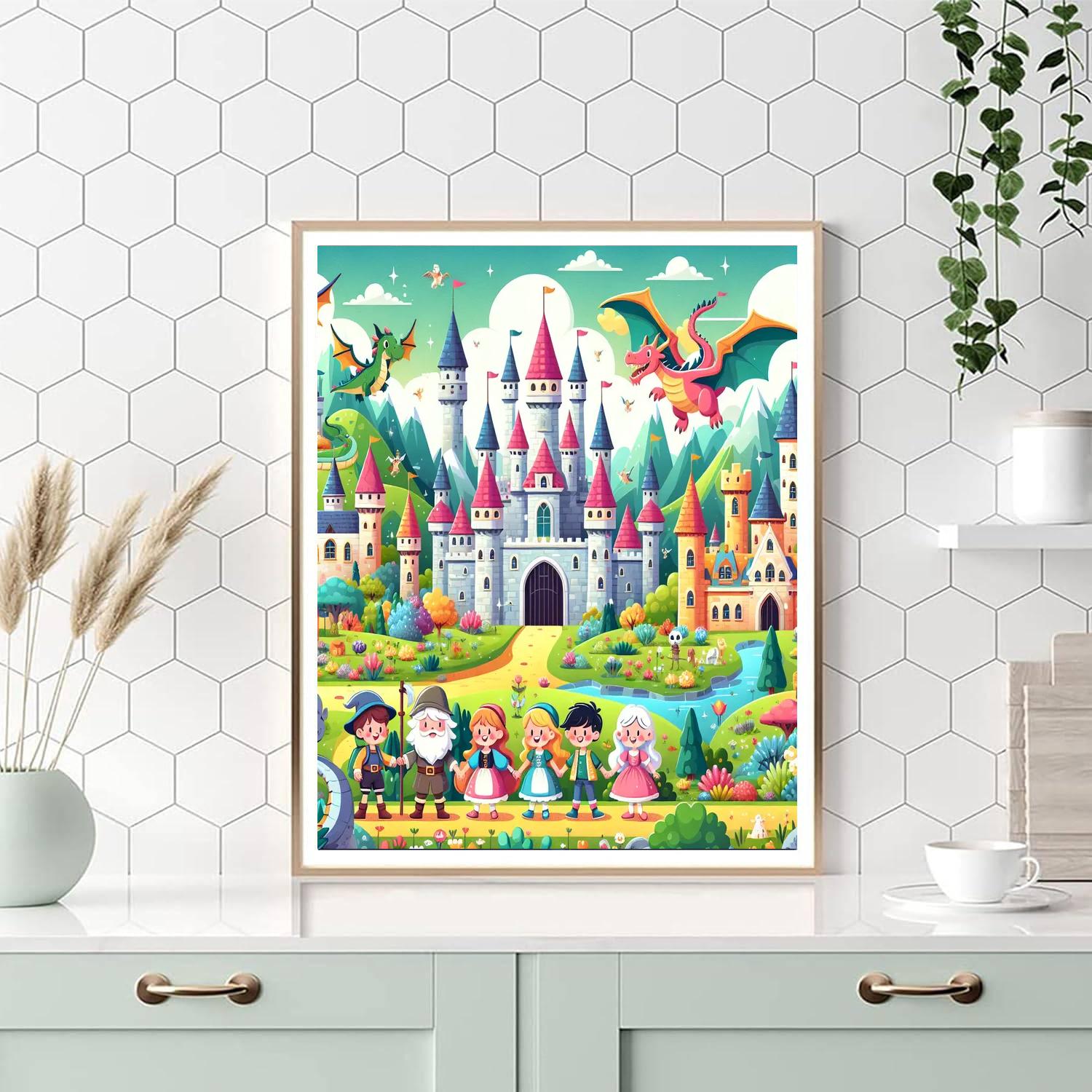 Charming Fairytale Quest Painting By Numbers Kit