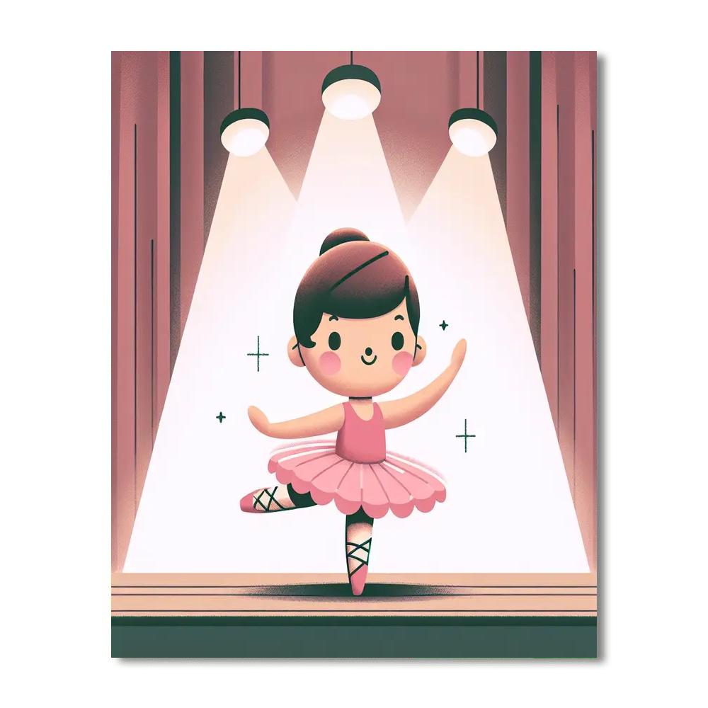Brave Ballerina Numbered Painting Kits