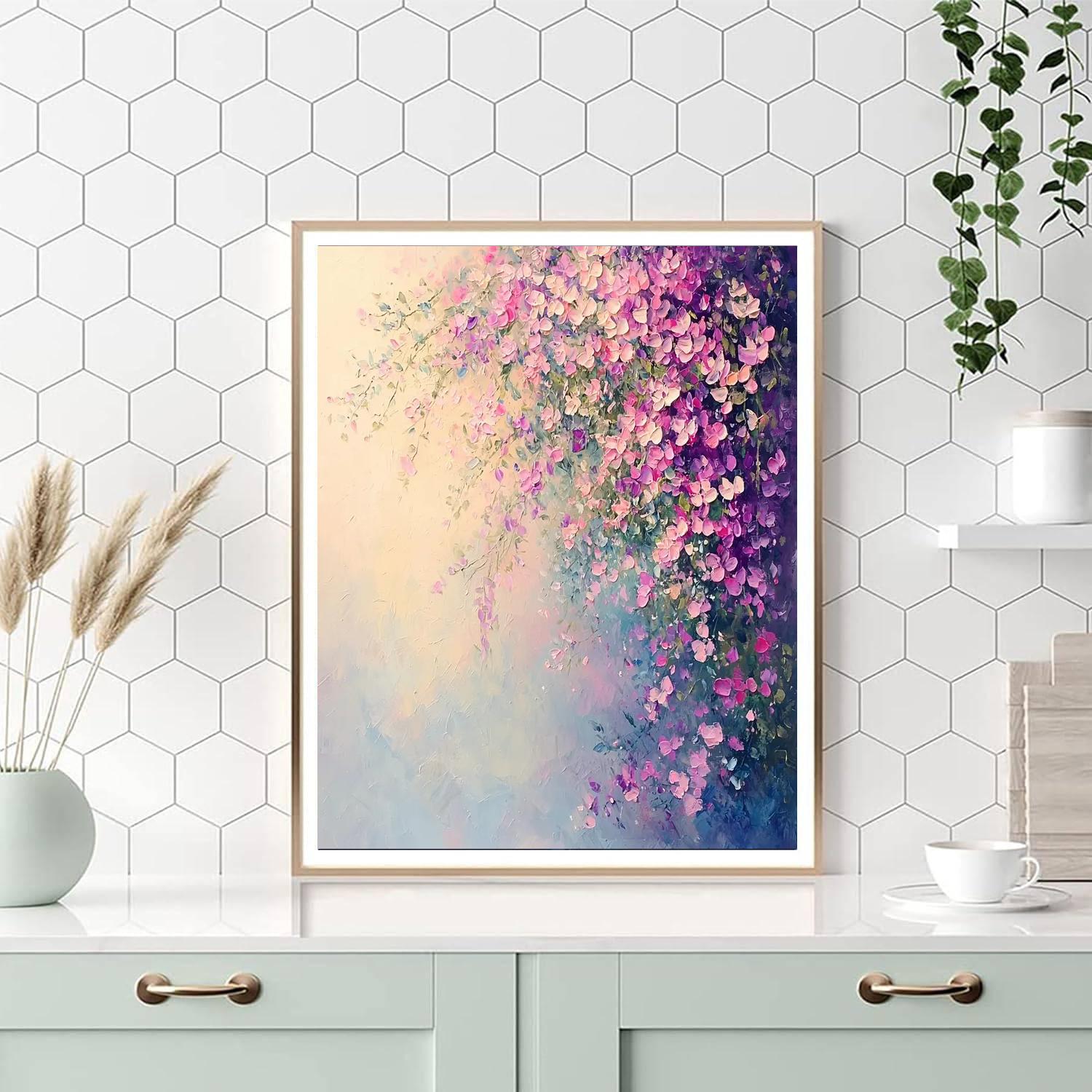 Pierre-Auguste Renoir Inspired Pastel Bloom  Paint By Number