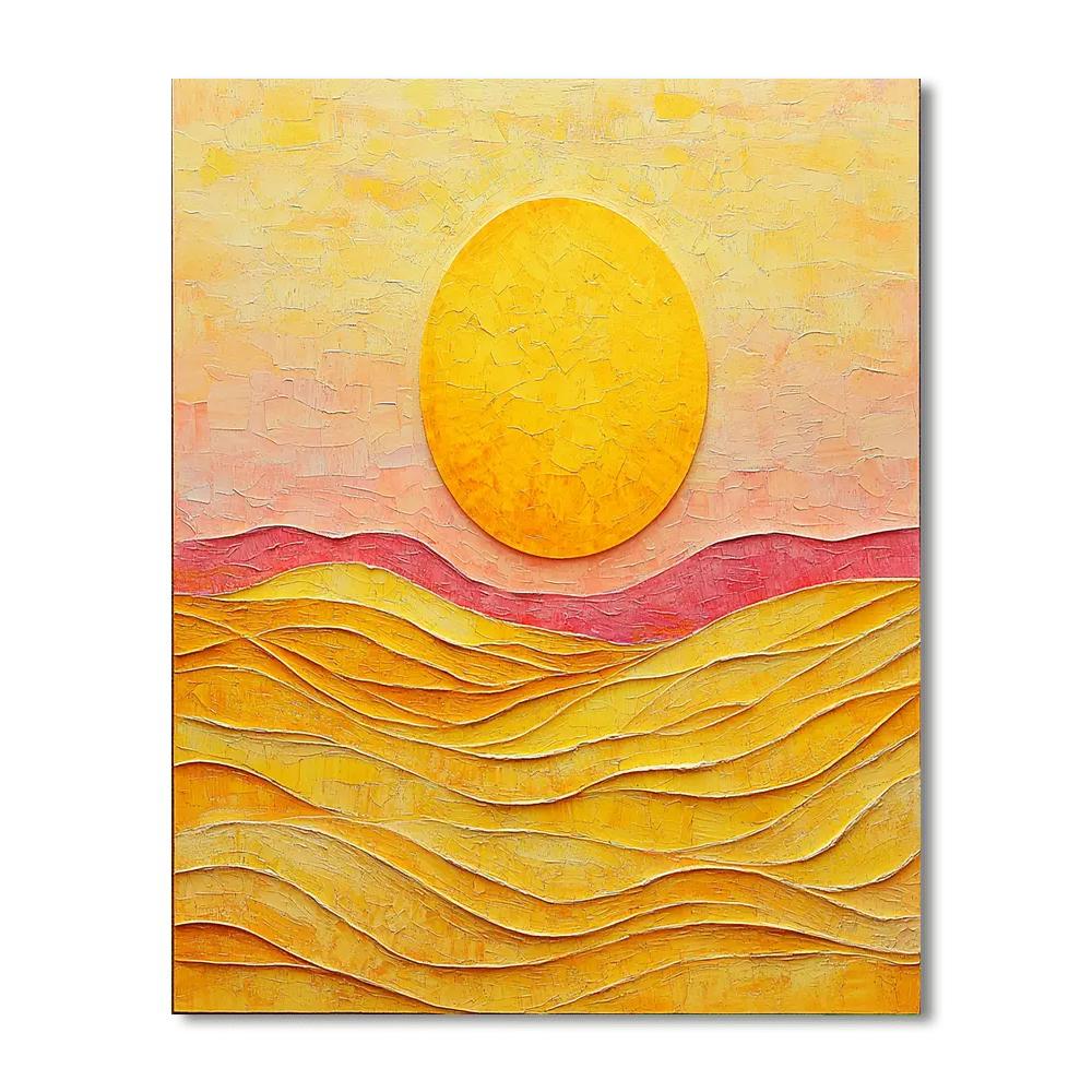 Michelangelo Inspired Glimmering Horizons  Paint By Color